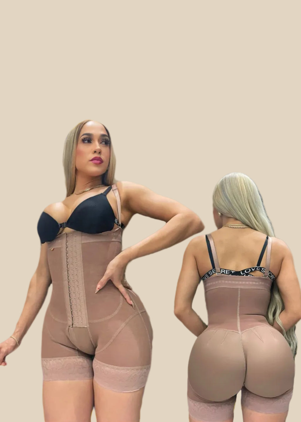 STRAPLESS GIRDLE WITH BROOCHES